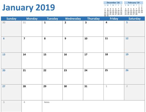 Microsoft Word Calendar